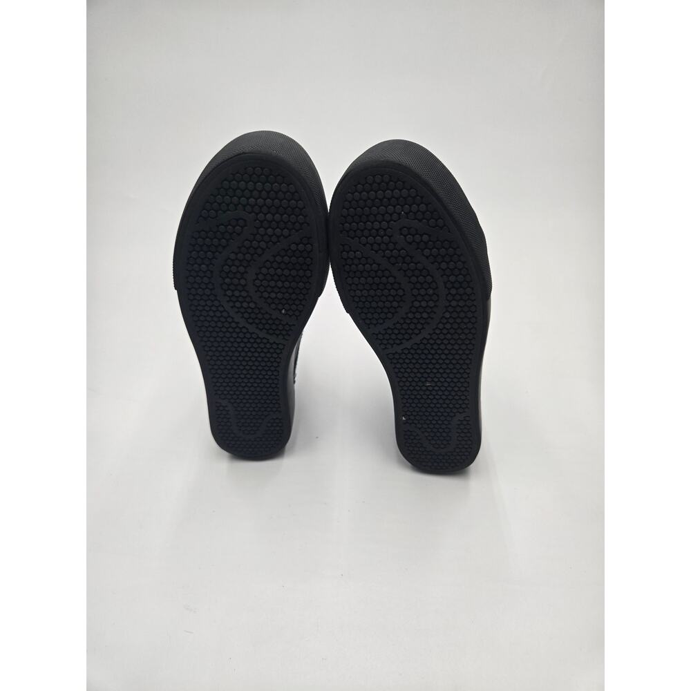 Obtaom Women's Black Canvas Low Top Casual Sneakers Size 7 - Picture 7 of 9